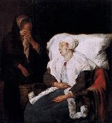 Gabriel Metsu The Sick Girl oil painting on canvas